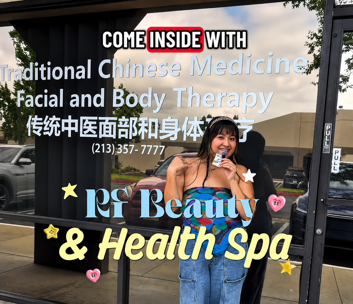 Local creator in-store visit at RF Beauty & Health Spa in Lake Forest, Orange County